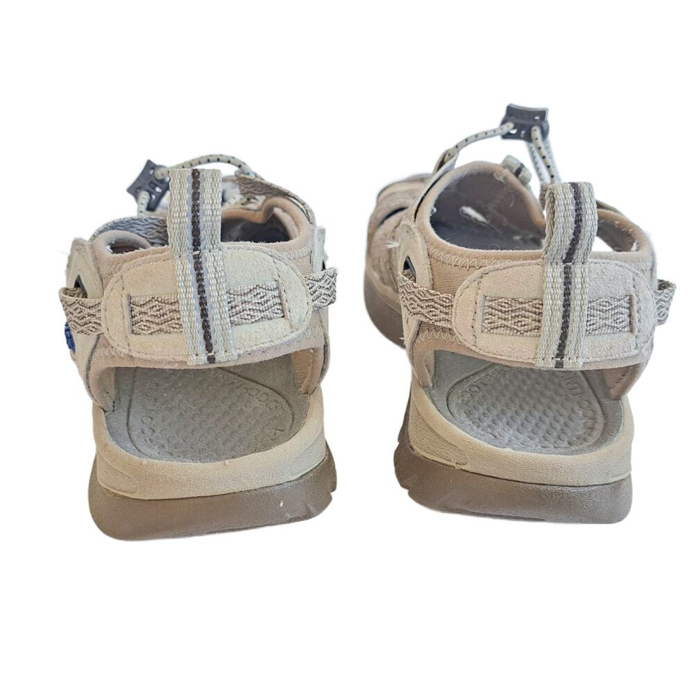 KEEN Women's 9 Whisper Waterproof Hiking Sandal Beige/Tan Print - Picture 4 of 8